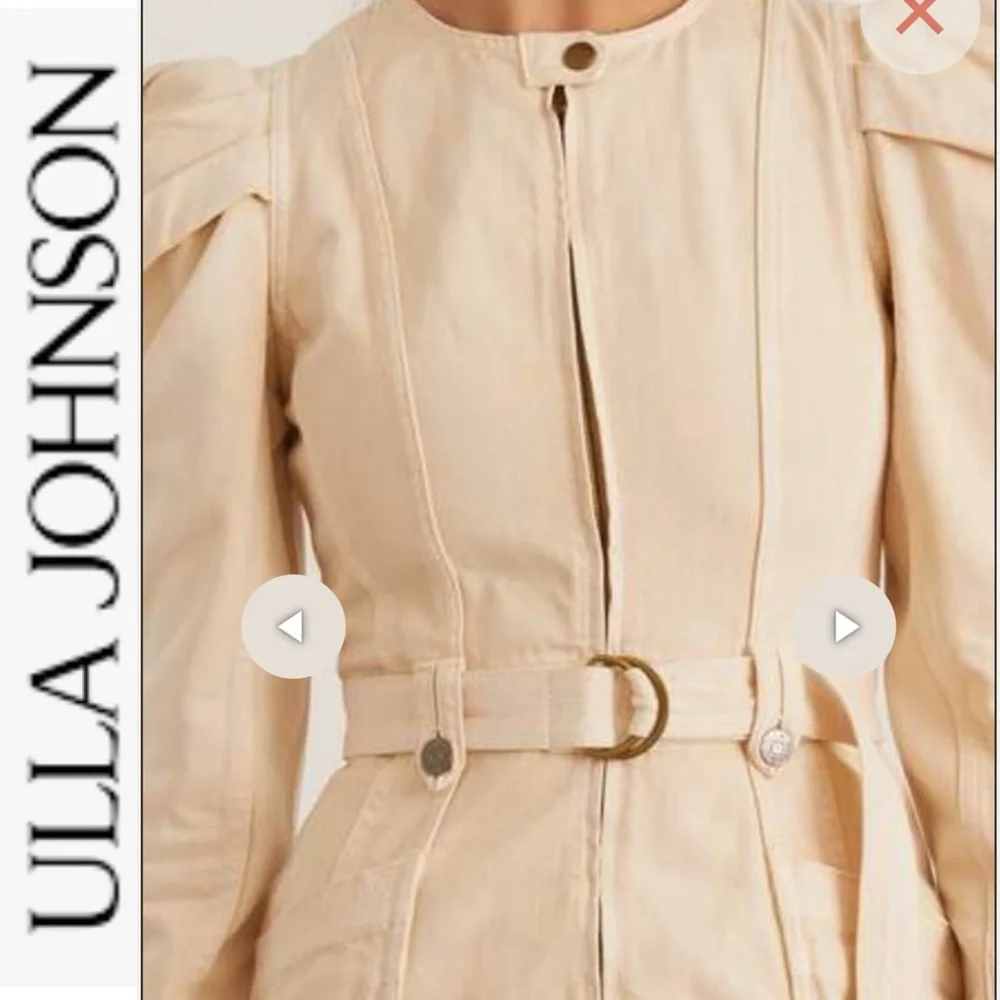 NWT Ulla Johnson Belted Cori Mini Denim Dress in Oat 4 - Picture 3 of 15